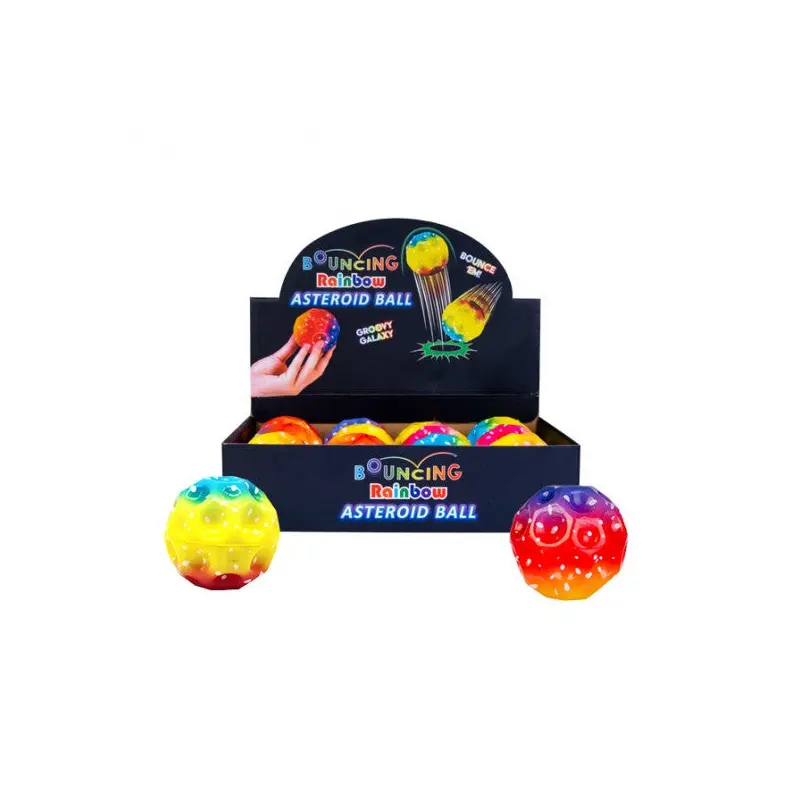 Bouncing Rainbow Asteroid Ball