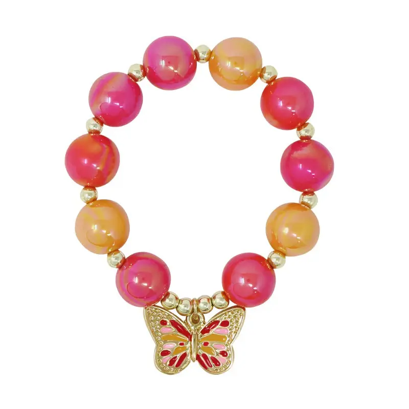Vibrant Butterfly Bracelet