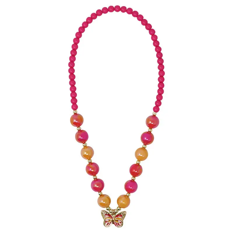 Vibrant Butterfly Necklace