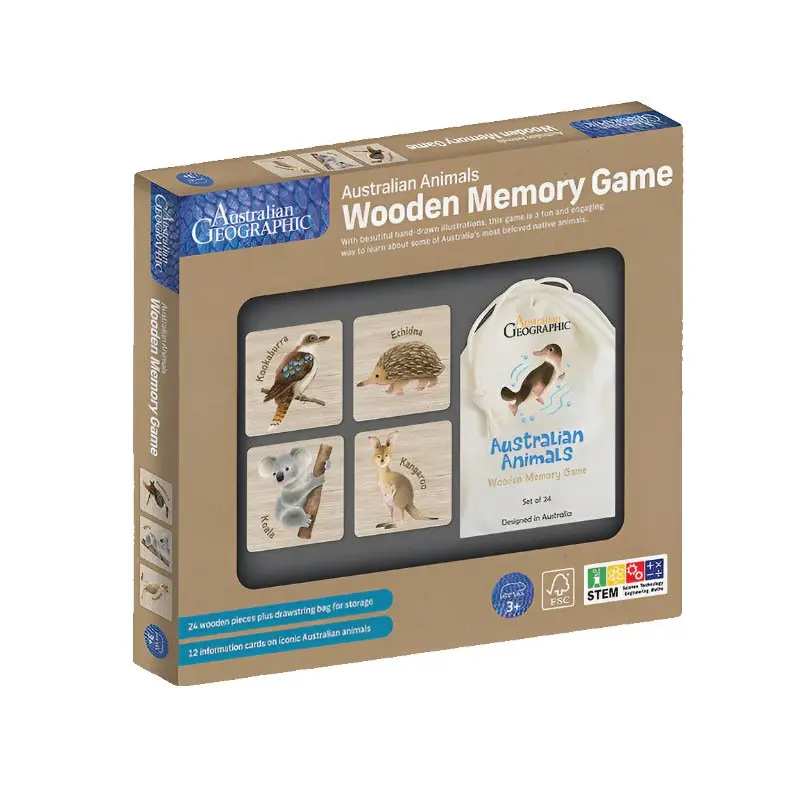 Wooden Memory Game