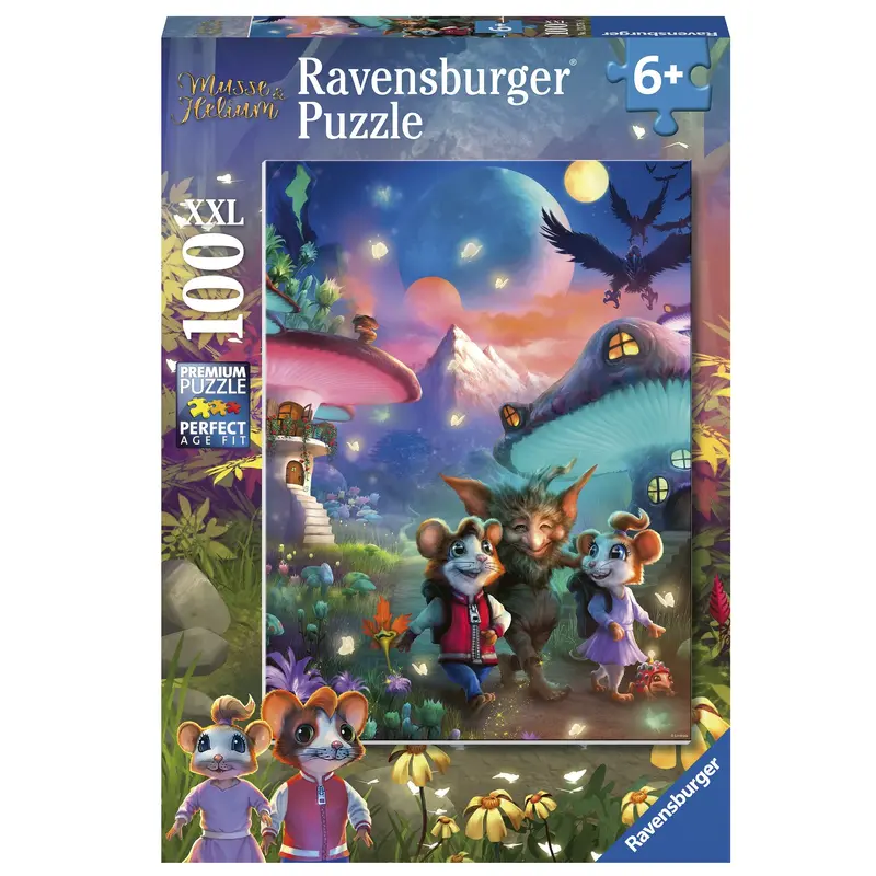 100 pc Puzzle - Enchanting Mushroom Town