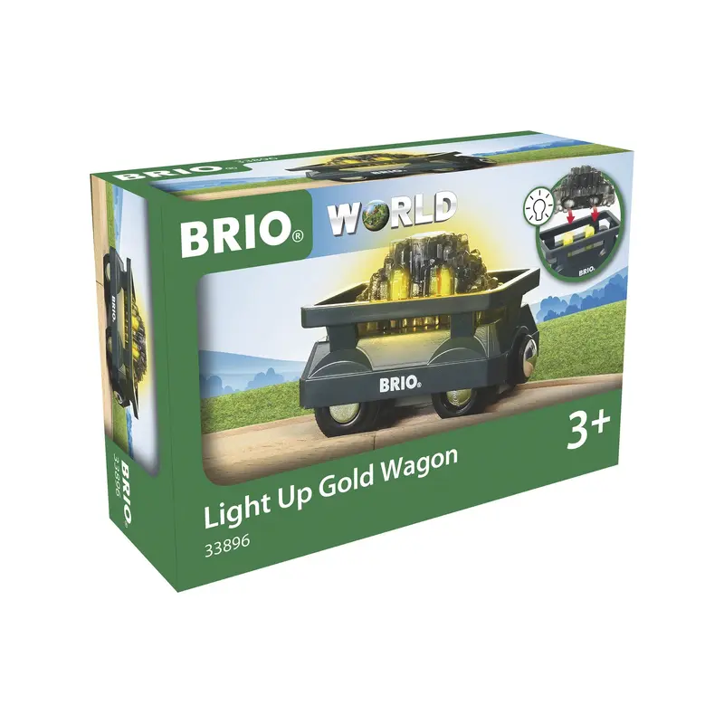 Light Up Gold Wagon 33896