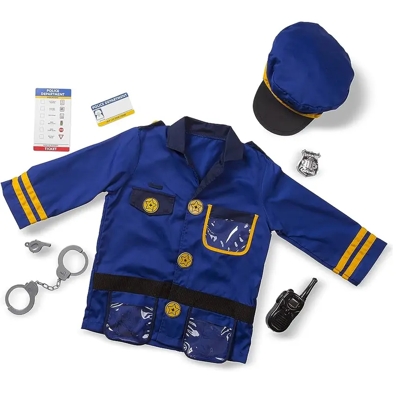 Police Officer Role Play Costume Set