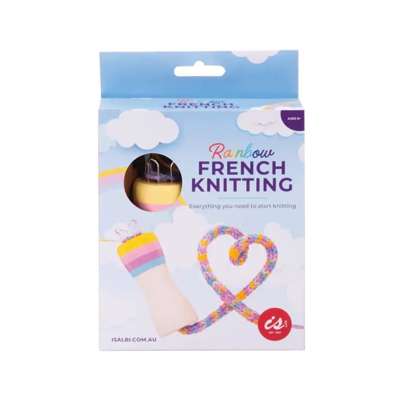 Rainbow French Knitting