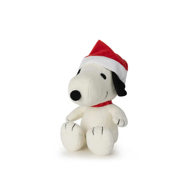 Snoopy Sitting with Christmas Hat - 7"