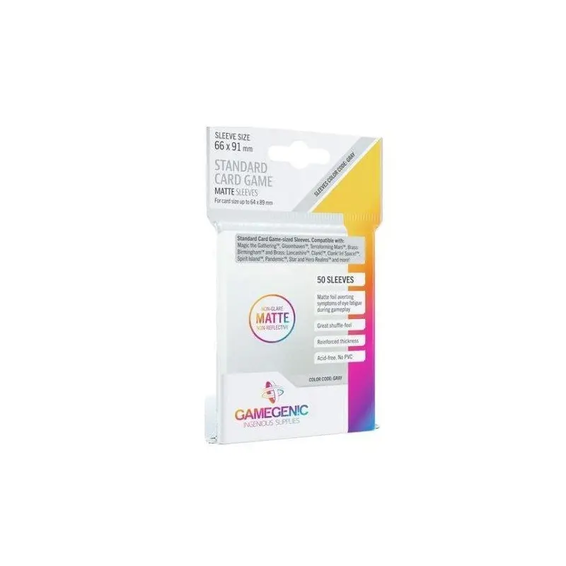 Matte Standard 50 Card Sleeves - 66x91mm