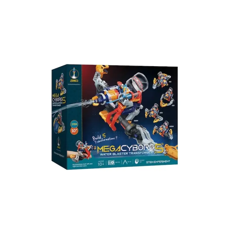 Mega Cyborg 5 - Water Blaster Transformer