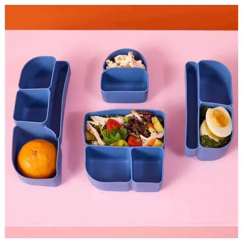 Silicone Bento Tray - Lunchbox Size