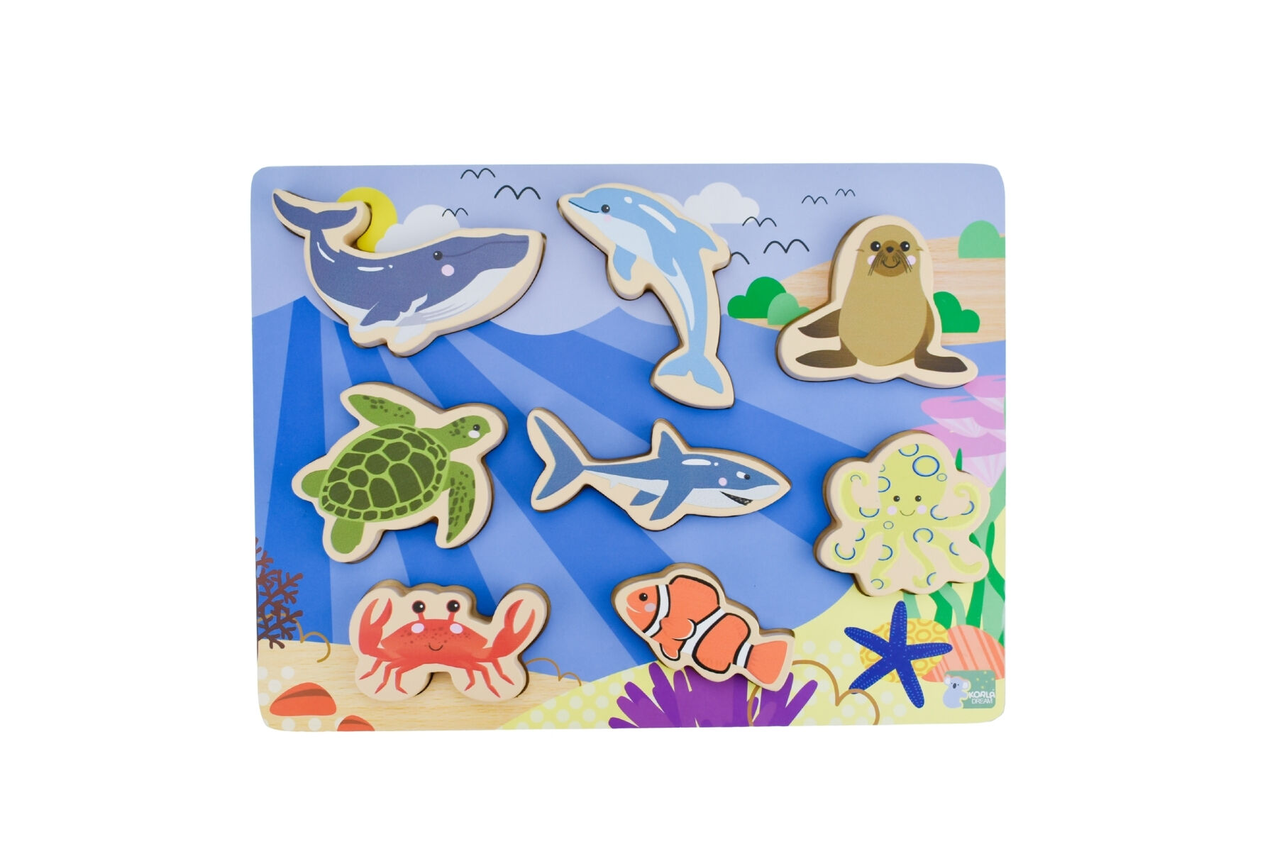 Wooden Chunky Puzzle / Sea Animals