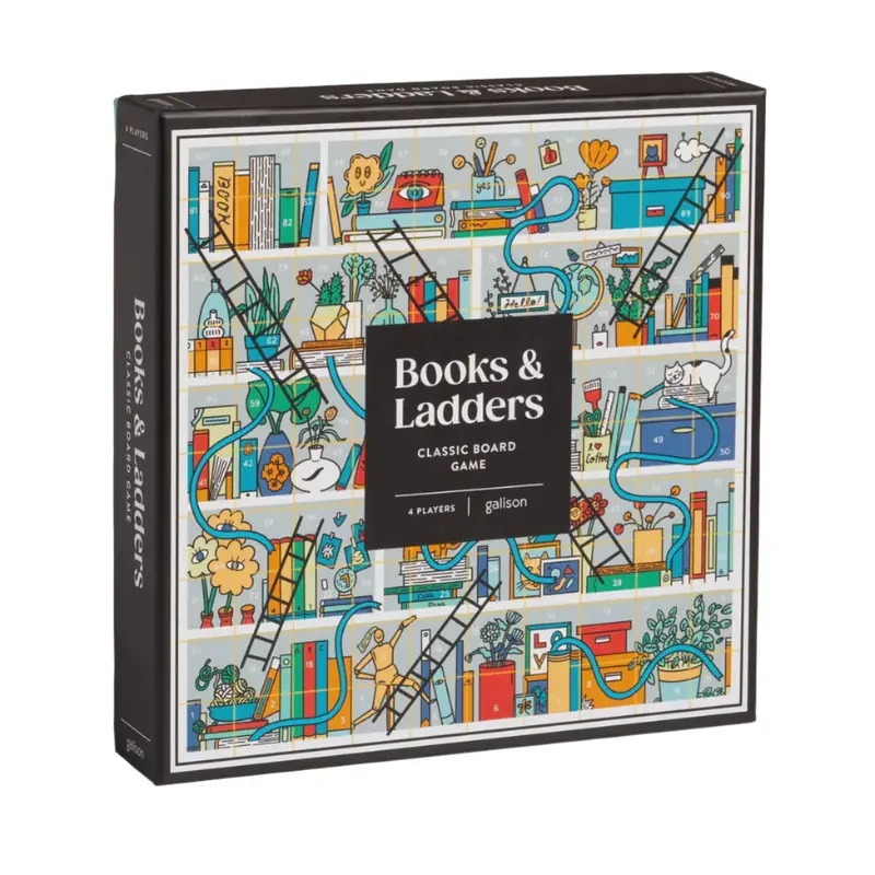 Books and Ladders Classic Board Game