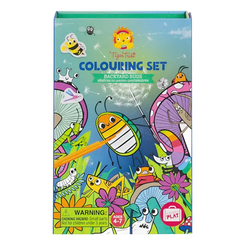 Colouring Set - Backyard Bugs