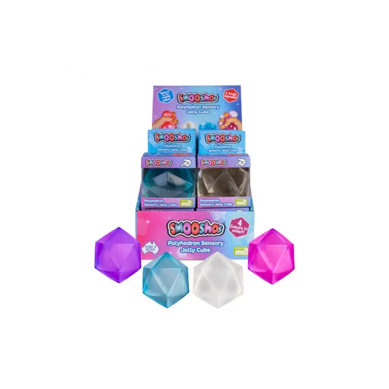 Smoosho's Polyhedron Sensory Jelly Cube
