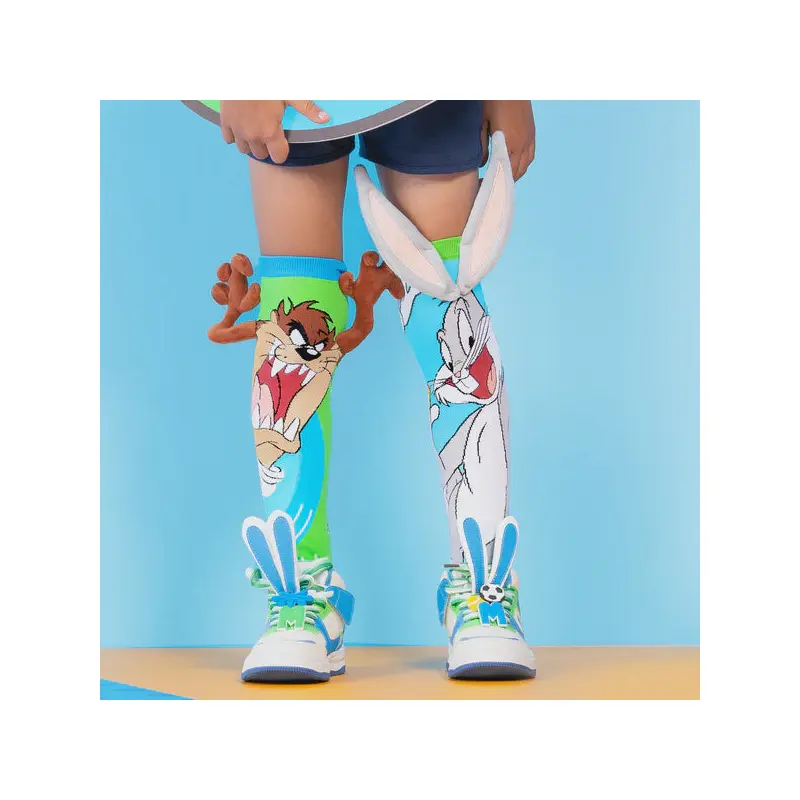 Mad Mia Socks  - Bugs Bunny and Tasmania Devil