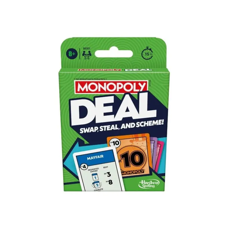Monopoly Deal Green Box