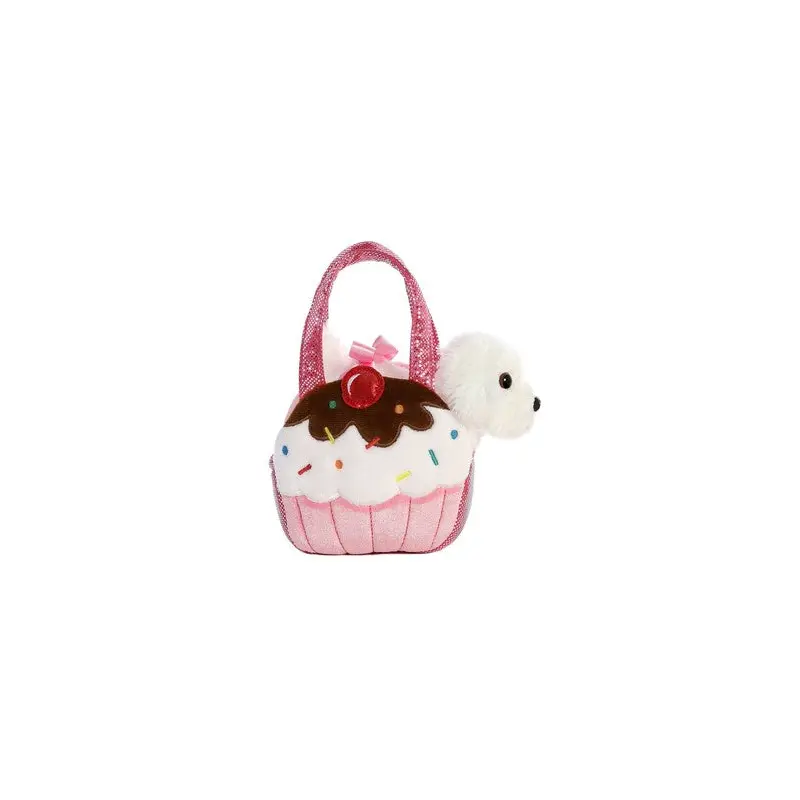 Fancy Pal - White Dog/Cupcake Bag