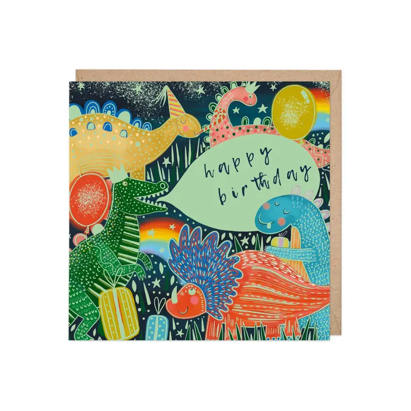 Happy Birthday Glow in the Dark Dinosaurs