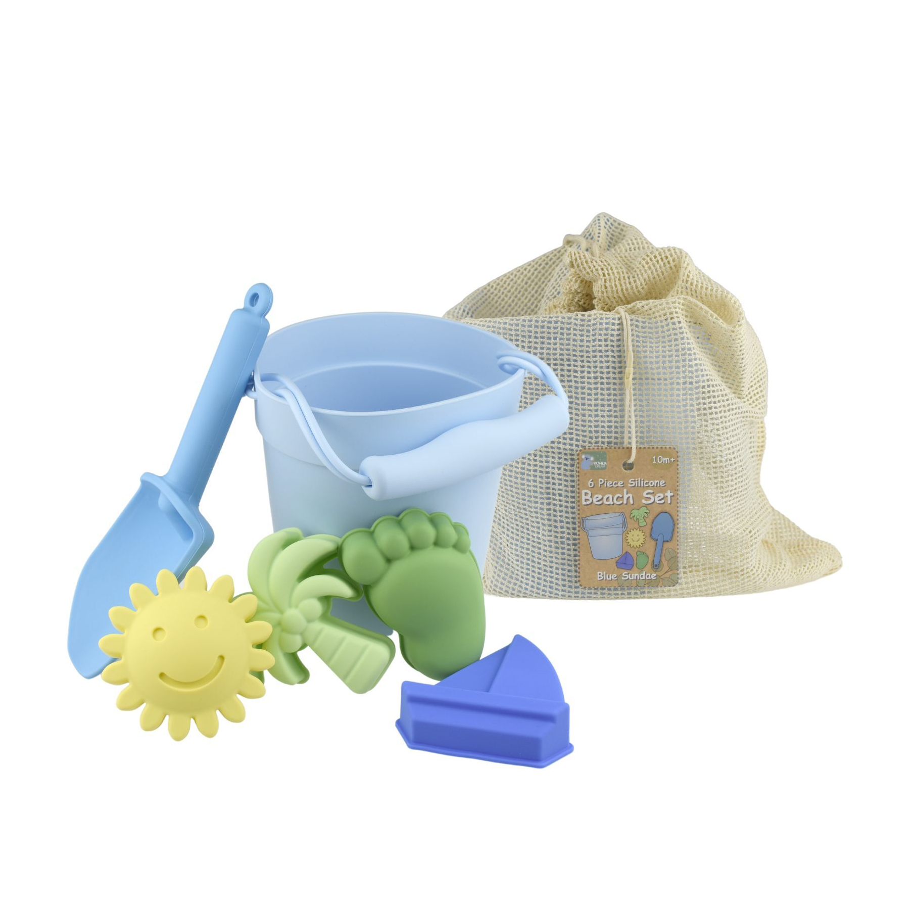 6 pc Beach Set Blue Sundae