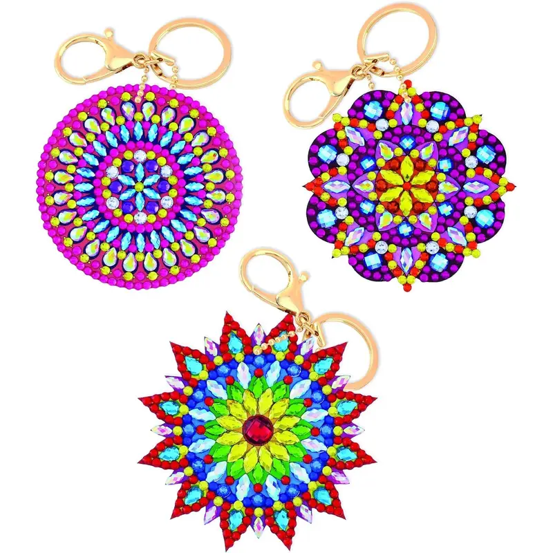 Crystal Art - Mandalas Keyring Kit