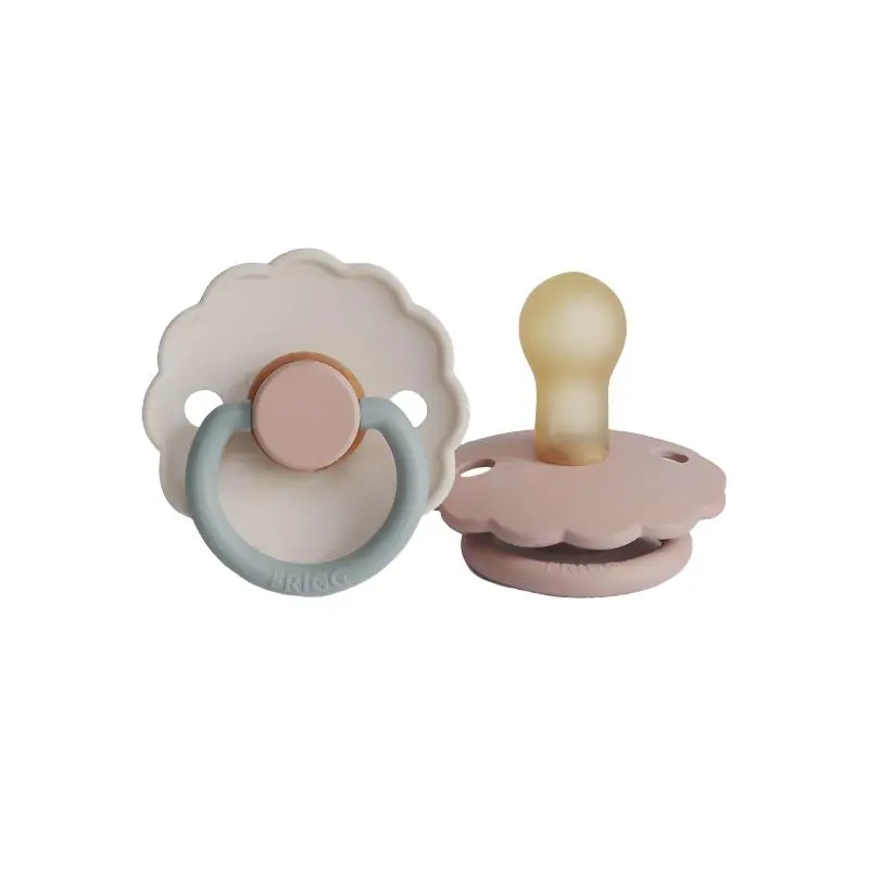 Daisy Silicone Pacifier Set of 2 - Cotton Candy & Blush