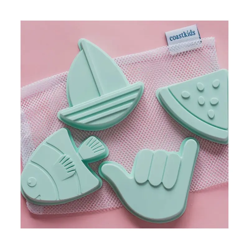 Shelly Beach Sand Moulds - Mint