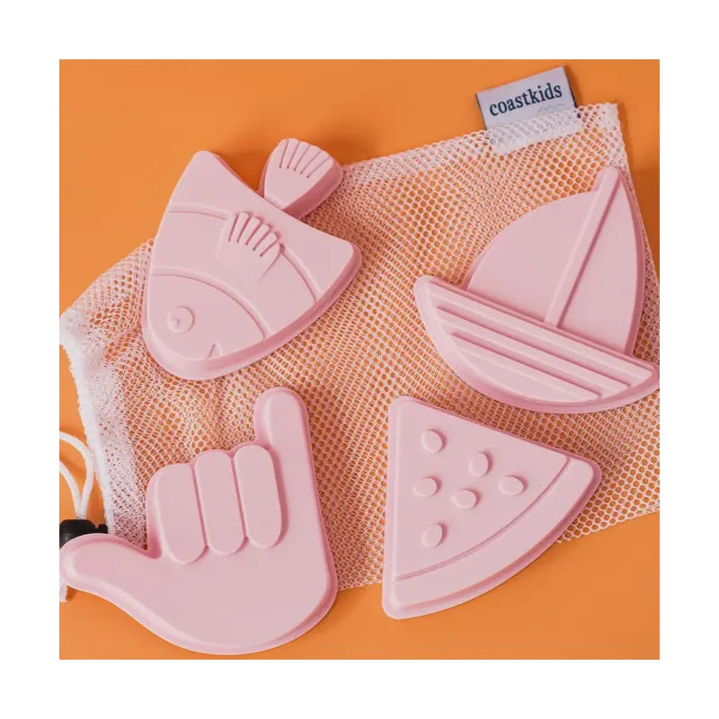 Shelly Beach Sand Moulds - Pink