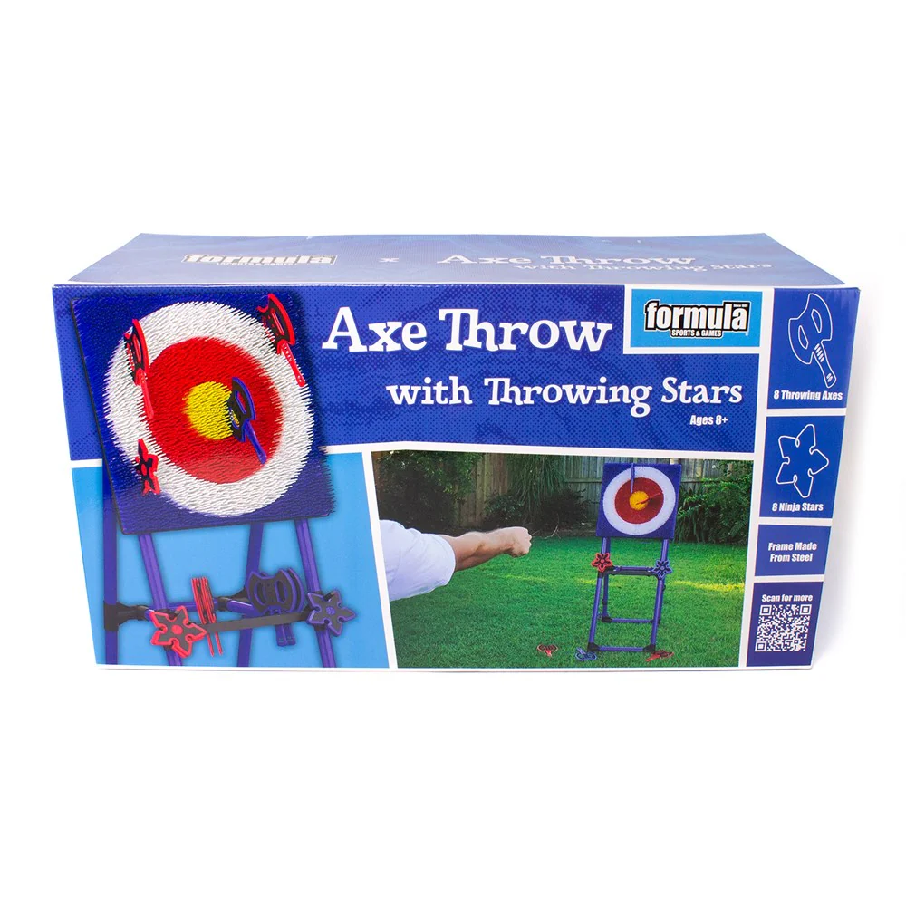 Axe Throw with Throwing Stars