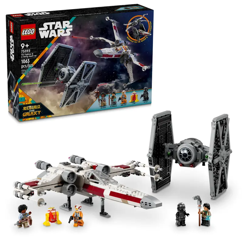 TIE Fighter & X-Wing Mash Up 75393