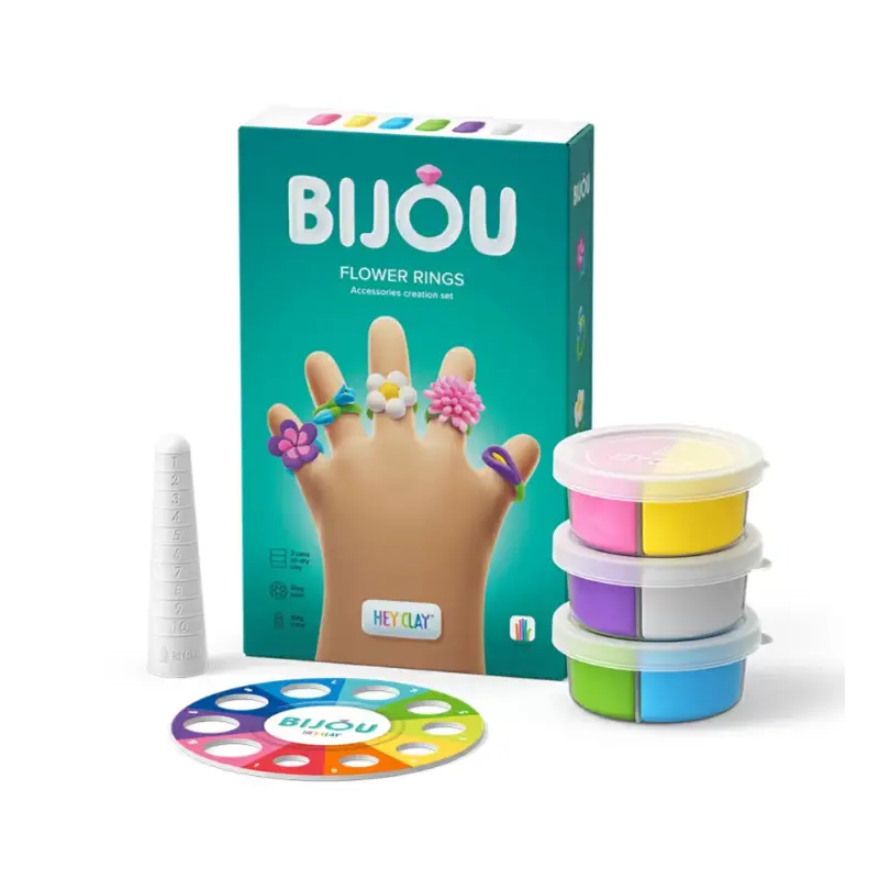 Hey Clay - Bijou Flower Rings