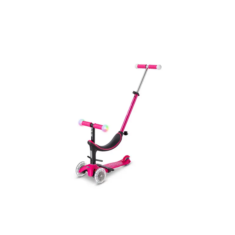 Micro Mini2Grow Deluxe Magic LED Scooter - Pink