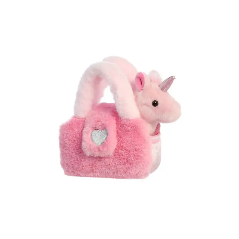Fancy Pal - Pink Unicorn / Furry Bag