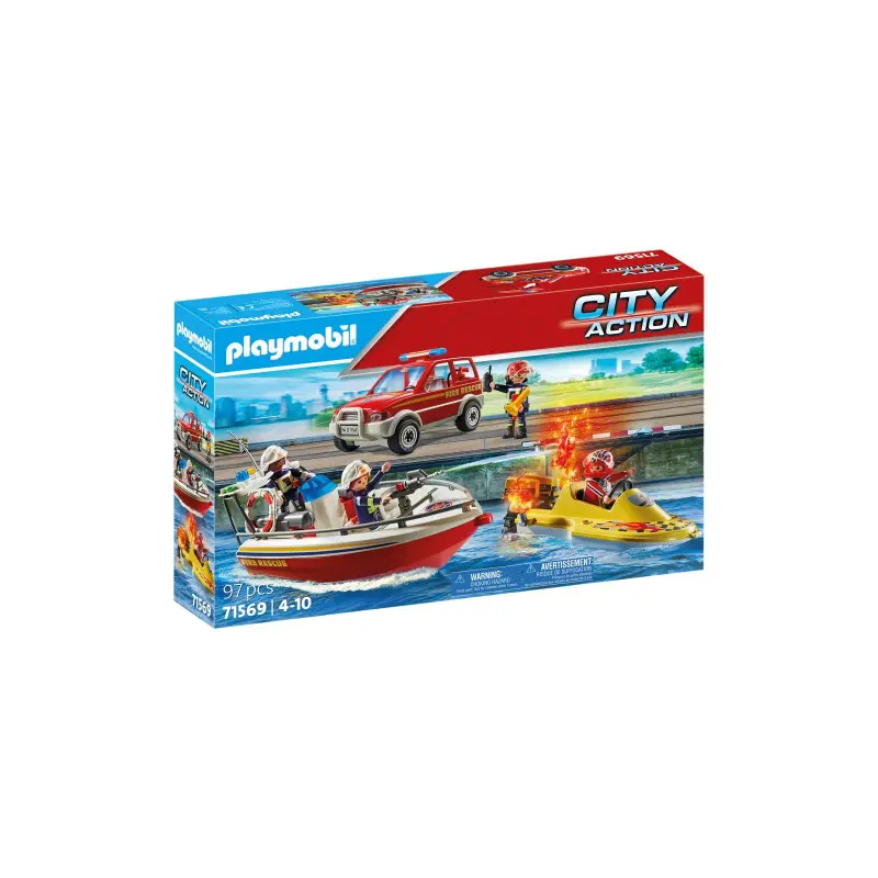 Fire Brigade Mission on The water - City