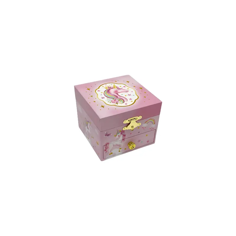 Musical Box with Drawer - Unicorn DAN122