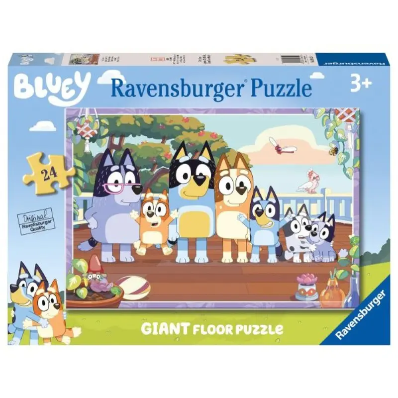 24 pc - Bluey Family Time Giant Floor Puzzle