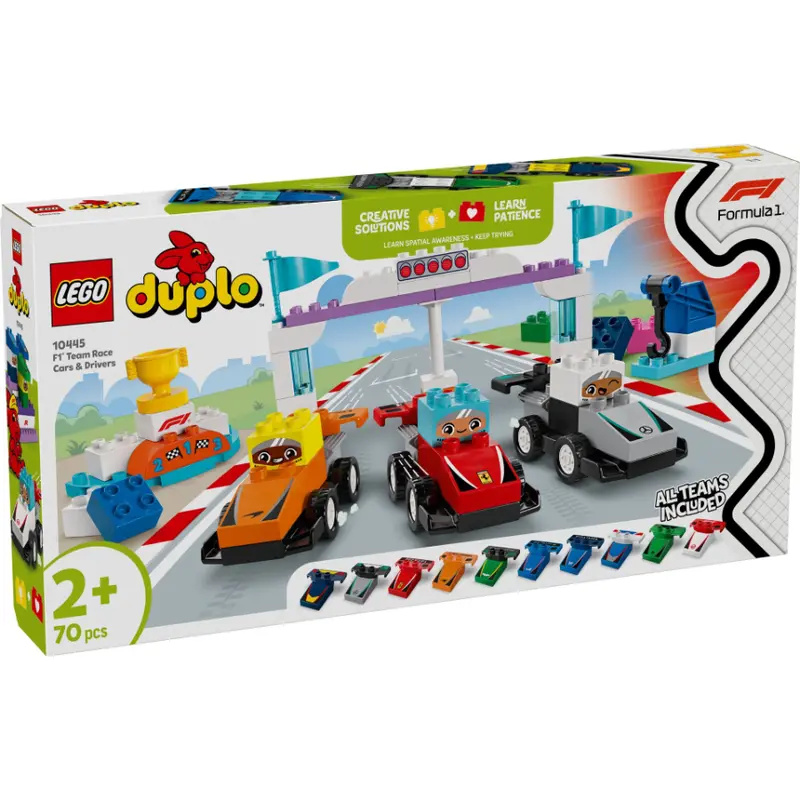 Duplo 10445 - F1 Team Race Cars & Drivers