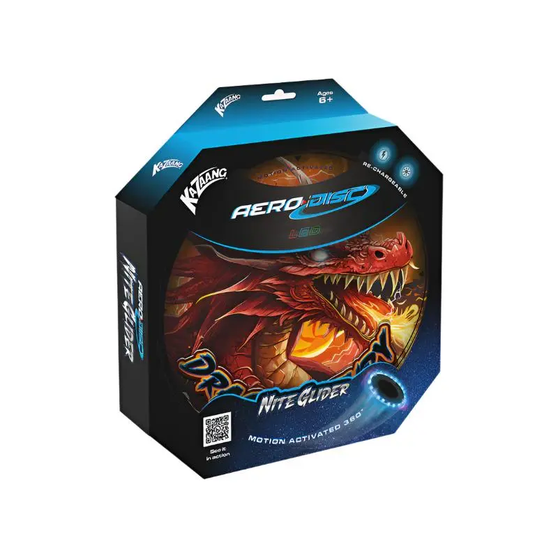 LED Aero Disk Night Glider - Dragon's Fury