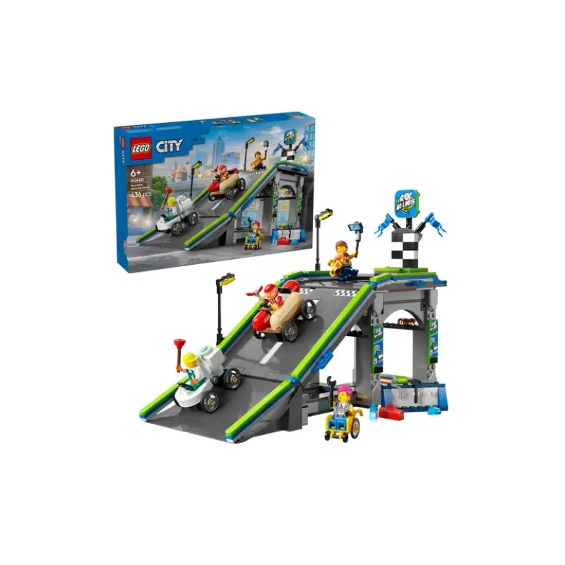 No Limits: Race Car Track with Ramp 60460