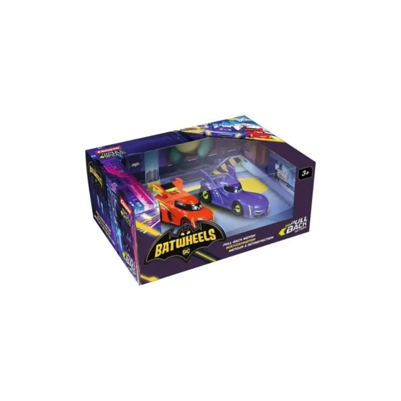 Pull and Speed DC Batwheels Bam Vs Red