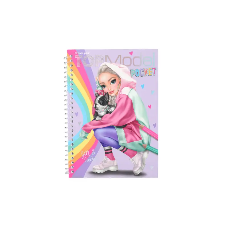 Top Model Pocket Colour Book - Jill & Cookie