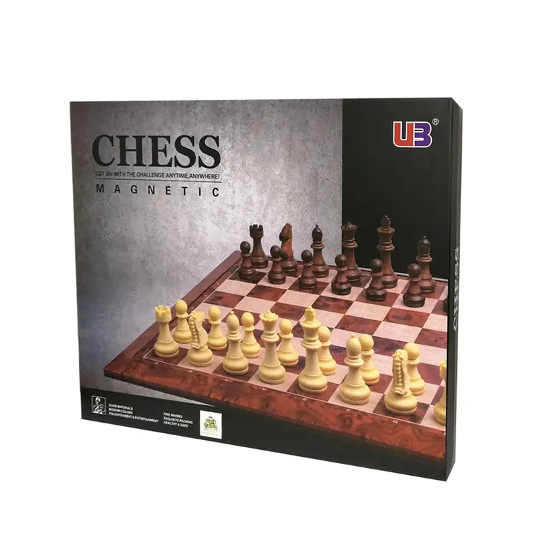 16" Magnetic Chess Set - Wood