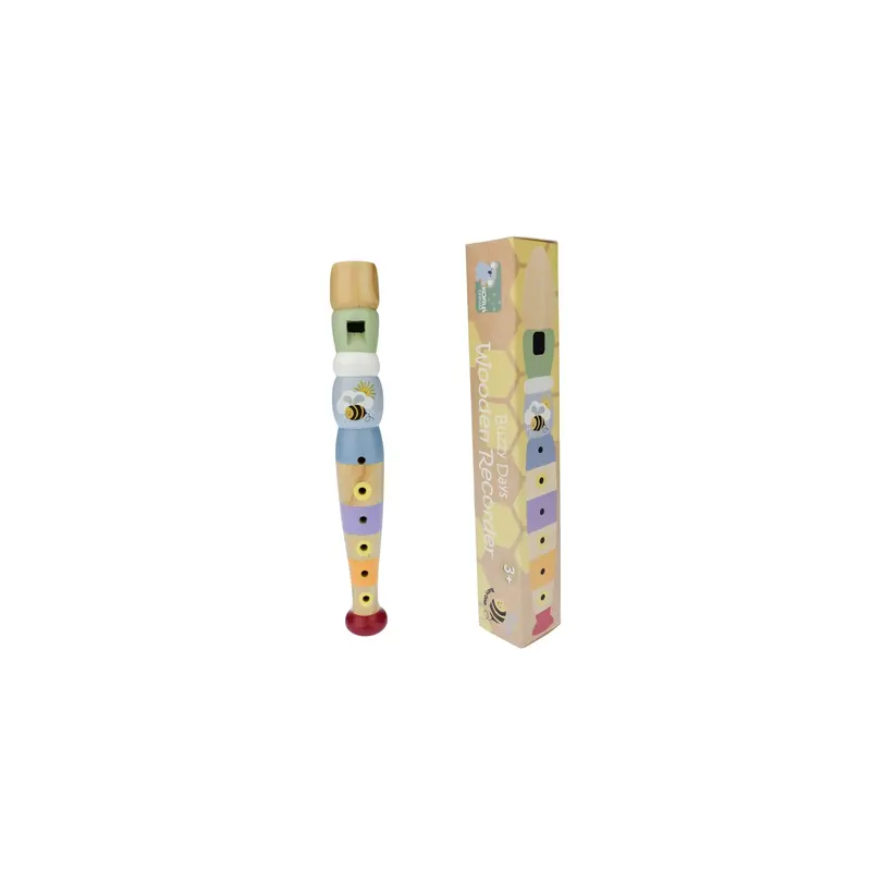 Buzzy Days Bee Rainbow Recorder Wooden