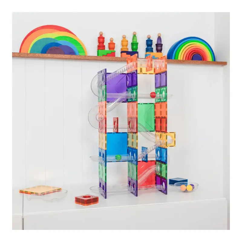 Connetix Rainbow Super Ball Run Pack (134pc)