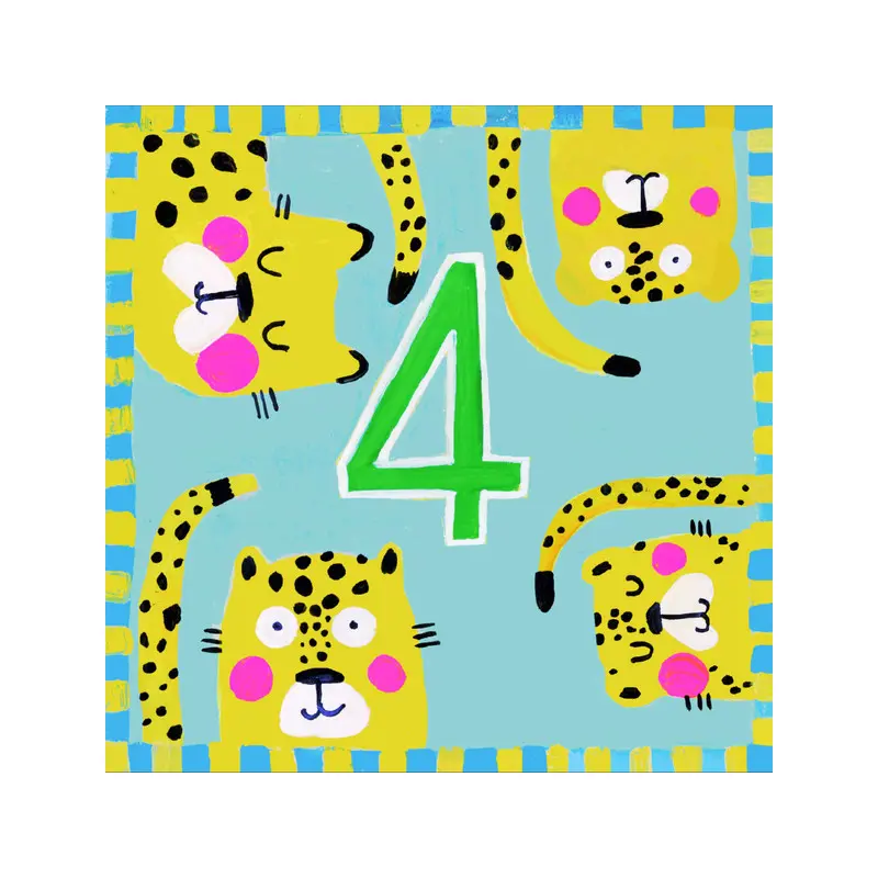 Happy 4th Birthday - Cheetahs
