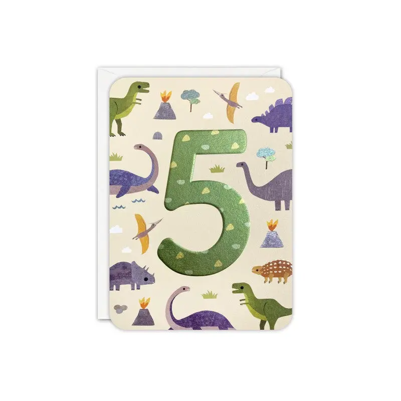 Happy Birthday/5th Dinosaurs