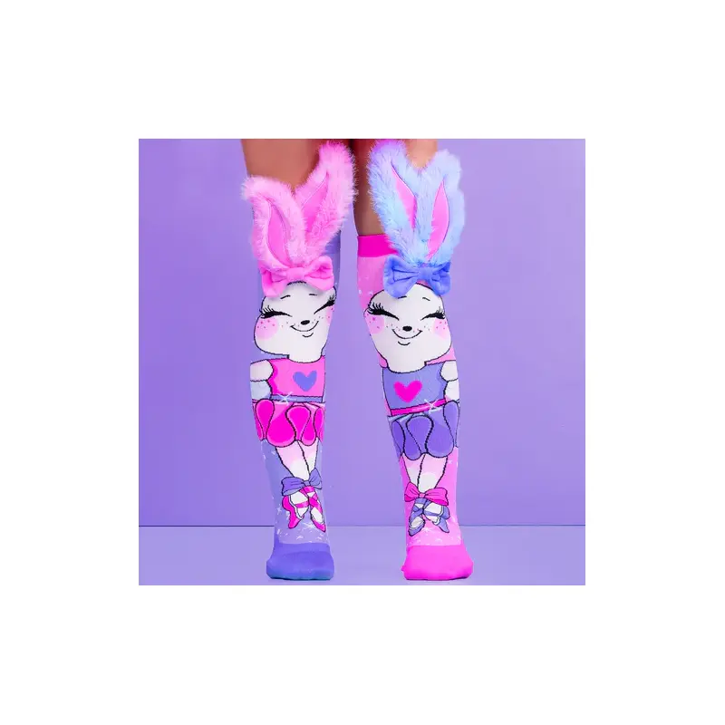 Mad Mia Ballerina Bunny Socks / 6+