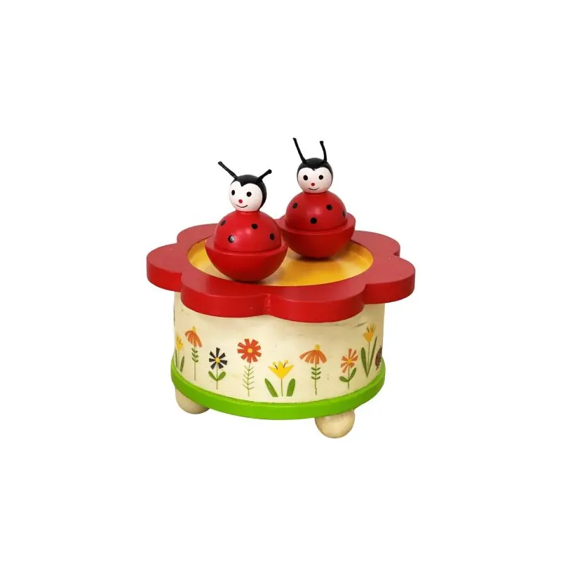 Twin Ladybug Music Box