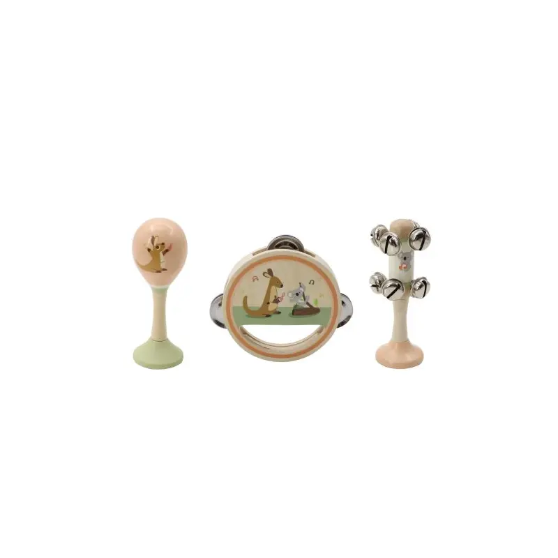 Wooden Music Set - Australian Animals 2pc