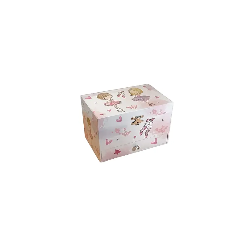Ballet Girls Large Musical Jewelery Box - DAN7
