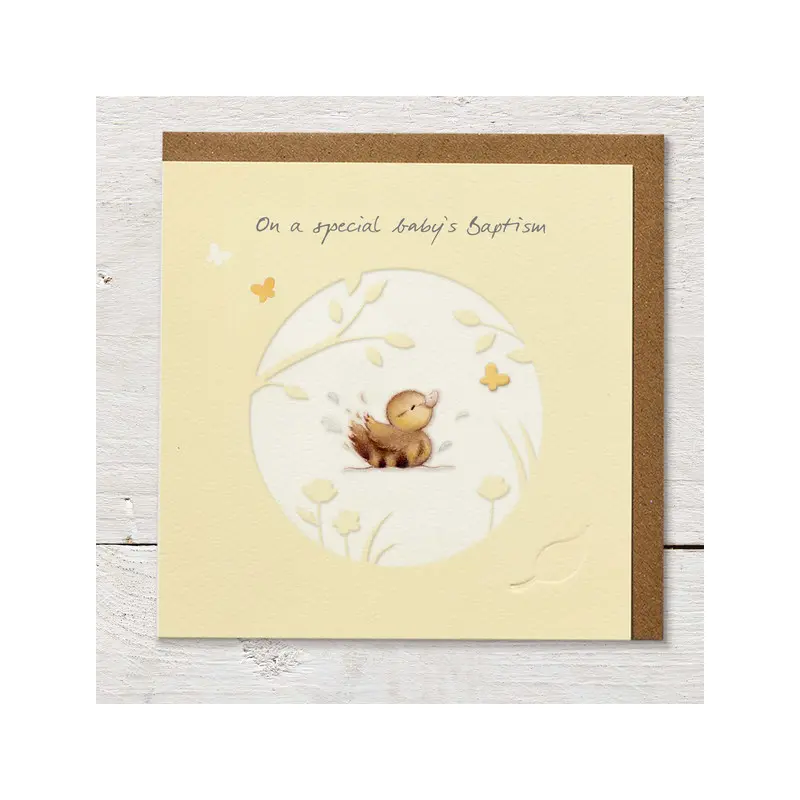 Baptism - Duckling Card