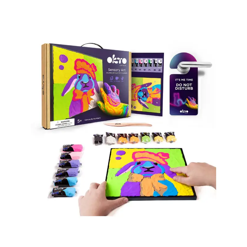 Paint By Numbers with Clay - Rabbit