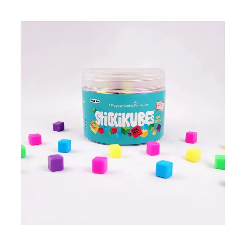 Stickikubes Tub - Neon Brights